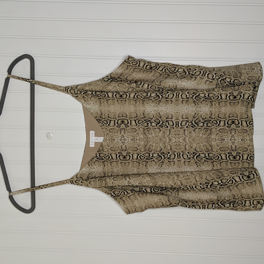 Leith Snake Skin Print Tank Top Camisole 2X